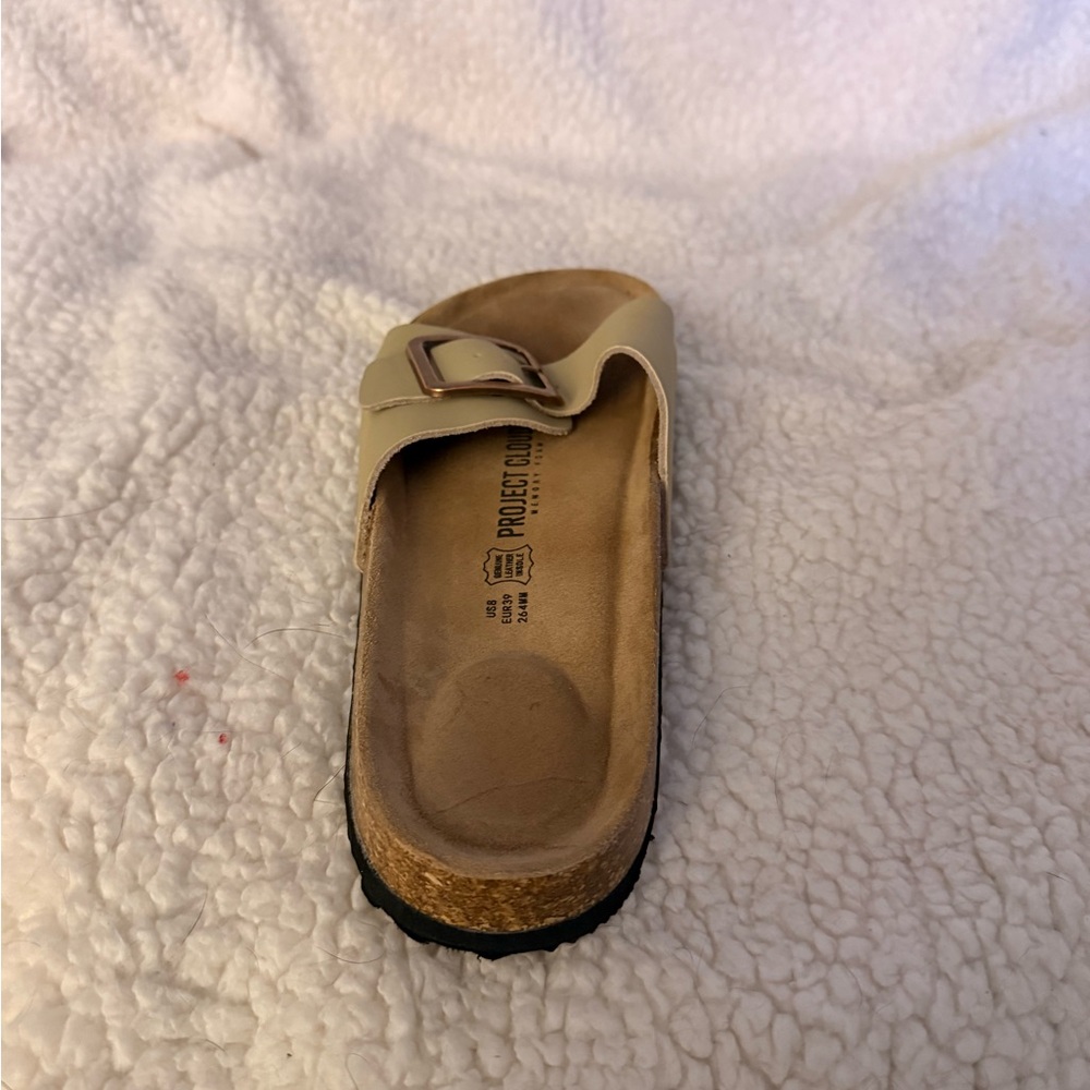 Project Classic Women's Cream Sandals - Picture 6 of 7